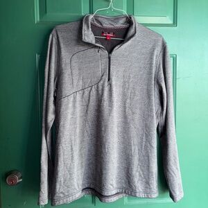 Johnston and Murphy men’s large gray pullover EUC